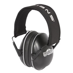 Radians Eliminator 21 Folding Earmuff - Adjustable Headband - Black EL21-BX
