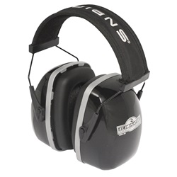 Radians Eliminator 30 Earmuffs - Adjustable Moisture Wicking Headband - Black EL30-BX