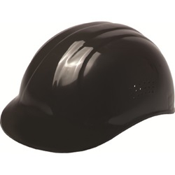 Bump Cap with 4-Point Suspension in Black ERB-19119