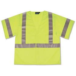 ERB S662 Class 3 Mesh Safety Vest - Yellow/Lime ERB-S662-Lime