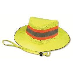 ANSI 107-Class Headwear Boonie Hat in Hi-Viz Lime ERB-S230