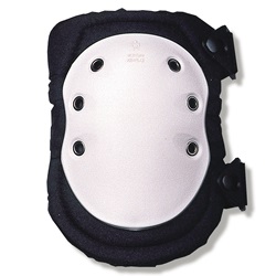 Ergodyne ProFlex 315 Long Textured Hard Cap Knee Pads - Buckle Closure ERGO-315-WhiteCap
