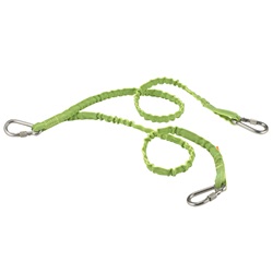 Ergodyne Squids 3311 Twin Leg Stainless Steel Triple Carabiner ERGO-3311-Lime