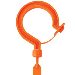 Ergodyne Squids 3540L Large Locking Tie Hook - Long Length ERGO-3540L-Orange