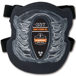 Ergodyne ProFlex 357 Short Cap Lightweight Gel Knee Pads ERGO-357-Black