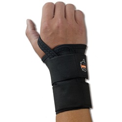 Ergodyne ProFlex 4010 Double Strap Wrist Support - Right Hand - Black ERGO-4010R-Black