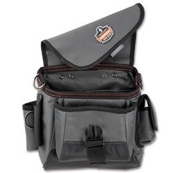 Ergodyne Arsenal 5516 16-Pocket Aerial Tool Pouch - Buckle Closure ERGO-5516-Black