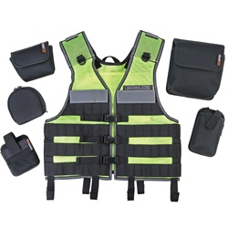 Ergodyne Arsenal 5590 Industrial MOLLE Vest - Miners Set - Yellow/Lime ERGO-5590-Lime
