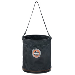 Ergodyne Arsenal 5633 Synthetic Plastic Bottom Bucket - No Top ERGO-5633-Black