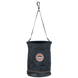 Ergodyne Arsenal 5640 Synthetic Leather Bottom Bucket - Swivel Clip - No Top ERGO-5640-Black