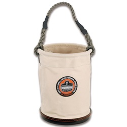 Ergodyne Arsenal 5734 Small Plastic Bottom Bucket - No Top ERGO-5734-White
