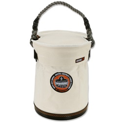 Ergodyne Arsenal 5734T Small Plastic Bottom Bucket - Top Included ERGO-5734T-White