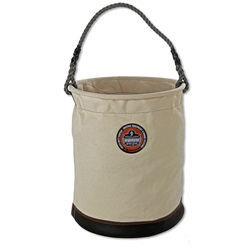 Ergodyne Arsenal 5735 XL Leather Bottom Bucket - No Top ERGO-5735-White