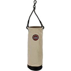 Ergodyne Arsenal 5742 Tall Leather Bottom Bucket with Swivel Clip - No Top ERGO-5742-White