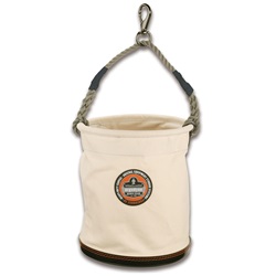 Ergodyne Arsenal 5743 Large Plastic Bottom Bucket with Swivel Clip - No Top ERGO-5743-White