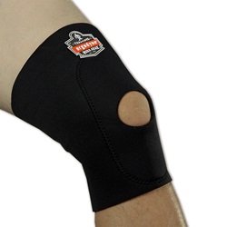 Ergodyne ProFlex 615 Knee Sleeve - Open Patella/Anterior Pad ERGO-615-Black