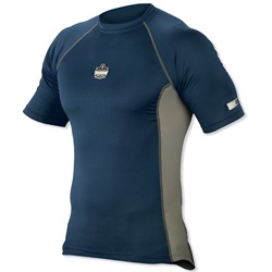 Ergodyne CORE 6410 Base Layer All Season Short Sleeve Shirt - Navy ERGO-6410-Navy