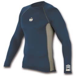 Ergodyne CORE 6415 Base Layer All Season Long Sleeve Shirt - Navy ERGO-6415-Navy