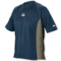 Ergodyne CORE 6420 Mid Layer All Season Short Sleeve Shirt - Navy ERGO-6420-Navy
