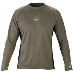 Ergodyne CORE 6425 Mid Layer All Season Long Sleeve Shirt - Gray ERGO-6425-Gray