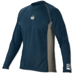 Ergodyne CORE 6425 Mid Layer All Season Long Sleeve Shirt - Navy ERGO-6425-Navy
