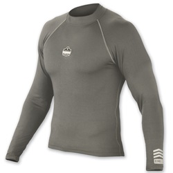 Ergodyne CORE 6435 Base Layer Thermal Long Sleeve Shirt - Gray ERGO-6435-Gray
