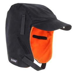 Ergodyne N-Ferno 6850LED 2-Layer Winter Liner with LED Lighted Brim - Regular Length ERGO-6850LED-Black