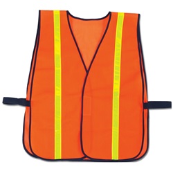 Ergodyne GloWear 8040HL Hi-Gloss Vest - Velcro Closure - Orange ERGO-8040HL-Orange