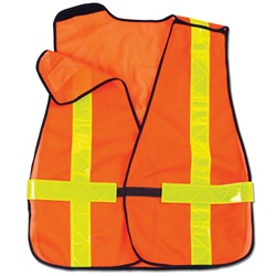 Ergodyne GloWear 8080BAX Breakaway X-Back Vest - Velcro Closure - Orange ERGO-8080BAX-Orange