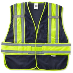 Ergodyne GloWear 8240HL Two-Tone Expandable Vest - Velcro Closure - Navy ERGO-8240HL-Navy