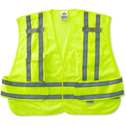 Ergodyne GloWear 8244PSV Expandable Public Safety Vest - Yellow/Lime ERGO-8244PSV-Lime