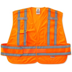 Ergodyne GloWear 8244PSV Expandable Public Safety Vest - Orange ERGO-8244PSV-Orange