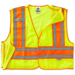 Ergodyne GloWear 8245PSV Public Safety Vest - Yellow/Lime ERGO-8245PSV-Lime