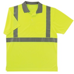 Ergodyne GloWear 8295 Class 2 Polo Safety Shirt - Yellow/Lime - Old Style ERGO-8295-Lime-Sale