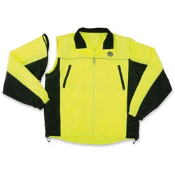 Ergodyne GloWear 8350 Class 2 Reversible Wind Jacket - Yellow/Lime ERGO-8350-Lime