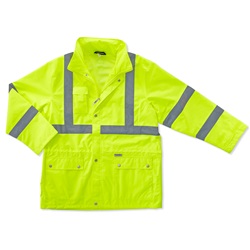Ergodyne GloWear 8365 Class 3 Rain Jacket - Yellow/Lime ERGO-8365-Lime