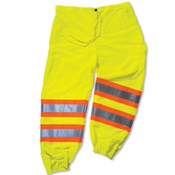 Ergodyne GloWear 8911 Class E Two-Tone Pants - Yellow/Lime ERGO-8911-Lime