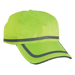 Ergodyne GloWear 8940 Hi-Vis PowerCap - Yellow/Lime - No Logo ERGO-8940-Lime-Blank
