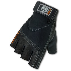 Ergodyne ProFlex 901 Fingerless Economy Impact Gloves ERGO-901-Black