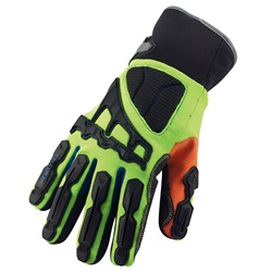 Ergodyne ProFlex 925CPWP Thermal Waterproof Cut, Puncture, & Dorsal Impact-Reducing Gloves ERGO-925CPWP-Lime