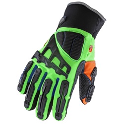 Ergodyne ProFlex 925F(x)OD Thermal OutDry Waterproof Dorsal Impact-Reducing Gloves ERGO-925FOD-Lime