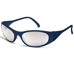 Crews Frostbite 2 Safety Glasses - Blue Frame - Clear Indoor/Outdoor Lens F2129
