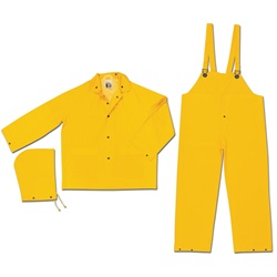 Memphis Limited Flammability Classic 3PC Rain Suit - Yellow FR2003