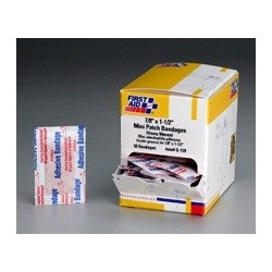Patch Bandage Heavy Woven Mini 7/8in X 1.5in 50 per box G159F