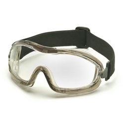 Low Profile Chemical Splash Safety Goggles with Clear Lens (Anti-Fog) G704T