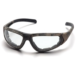 Pyramex XSG Safety Glasses - Camo Frame - Clear Ballistic Anti-Fog Lens GC4010BST