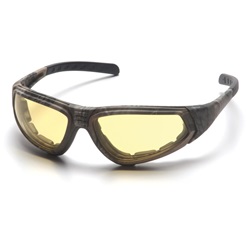 Pyramex XSG Safety Glasses/Goggles - Realtree Camo Frame - Amber Ballistic Anti-Fog Lens GC4030BST