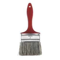 Rubberset Gray Natural China Bristle Chip Brush GCBB
