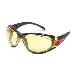 Elvex Go-Specs Goggles - Black Frame - Amber Anti-Fog Lens GG-40A-AF