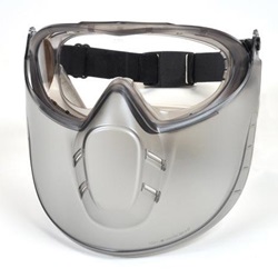 Pyramex Capstone Shield Goggles - Removable Face Shield - Clear Anti-Fog Lens GG504TSHIELD
